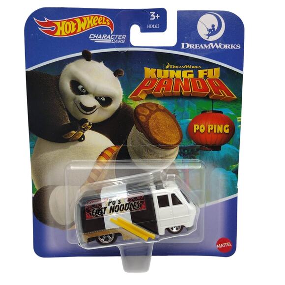 Hot Wheels Kung Fu Panda Po Ping Fast Noodles Van New - Picture 1 of 2